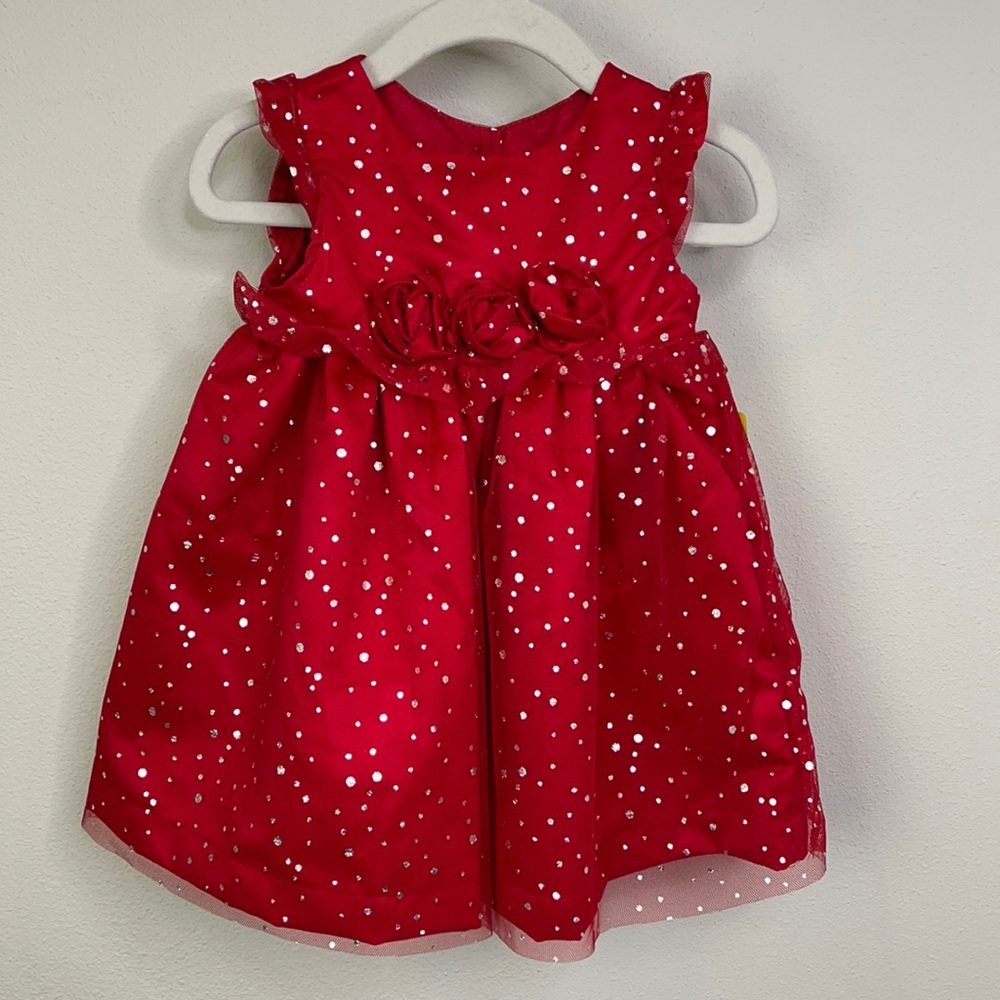 Penelope Mack NWT Red and Silver Dress